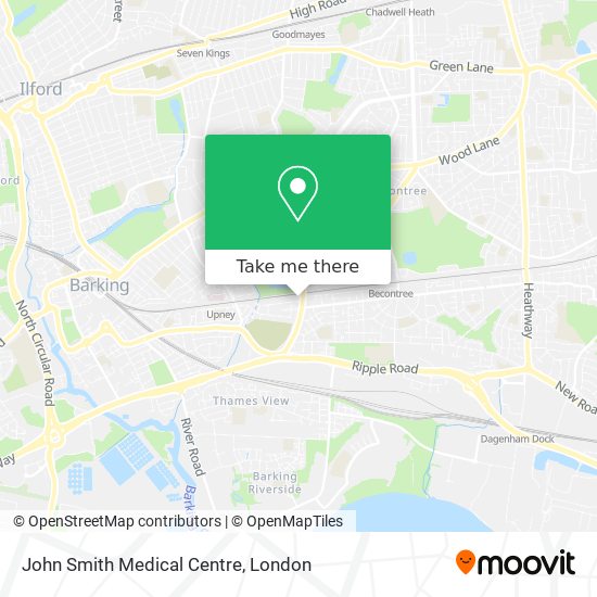 John Smith Medical Centre map