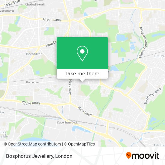Bosphorus Jewellery map