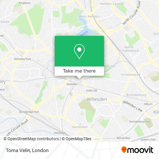 Toma Velin map