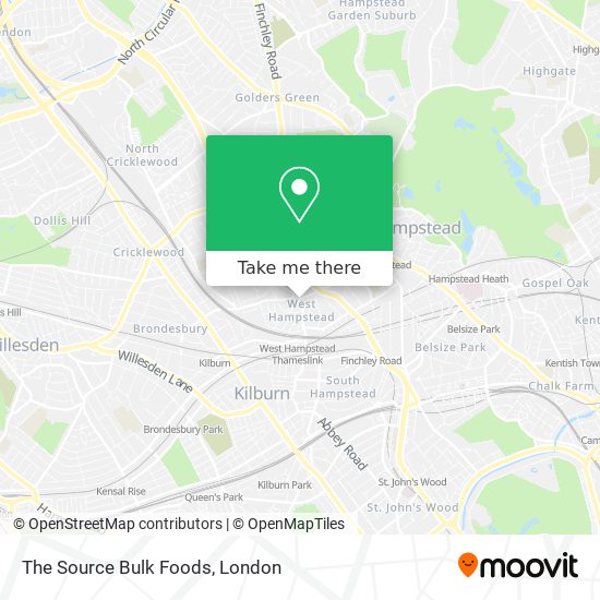 The Source Bulk Foods map