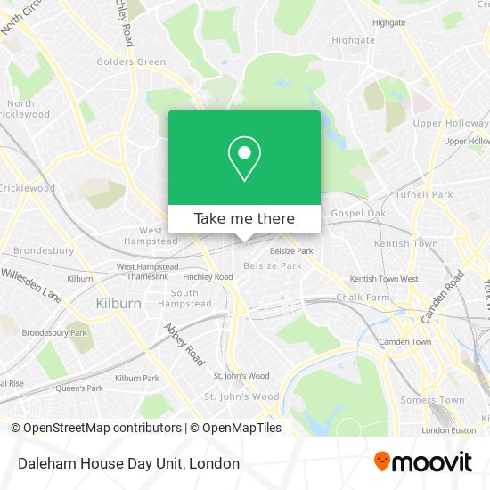 Daleham House Day Unit map