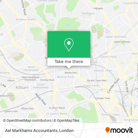 Ael Markhams Accountants map