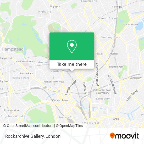 Rockarchive Gallery map