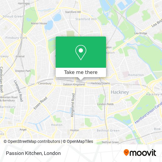 Passion Kitchen map