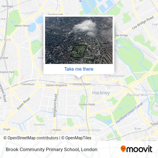 Brook Community Primary School map