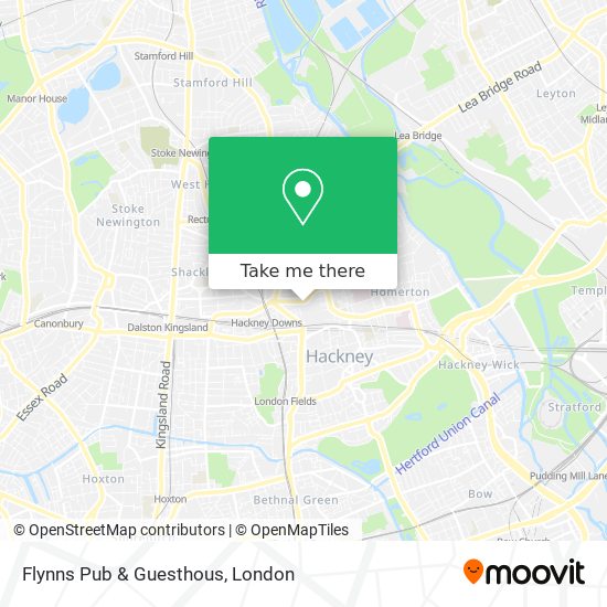 Flynns Pub & Guesthous map