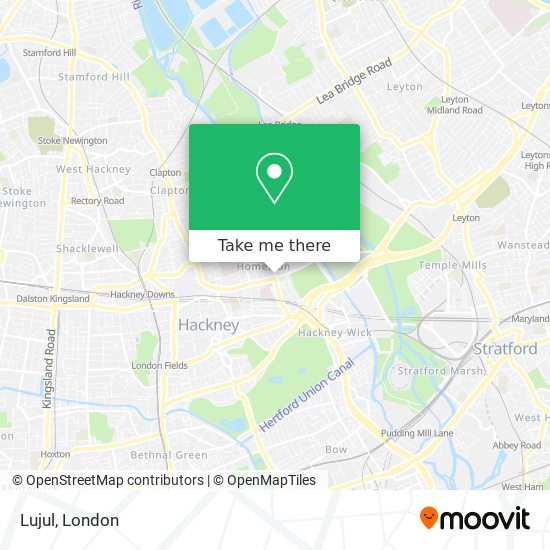 Lujul map