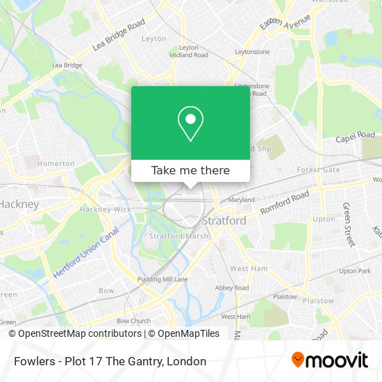 Fowlers - Plot 17 The Gantry map