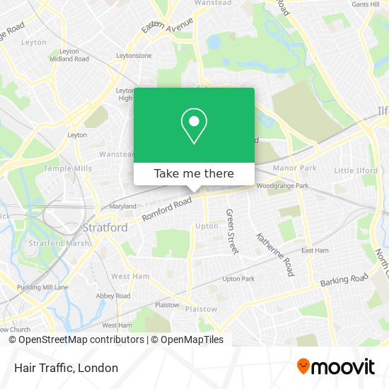 Hair Traffic map