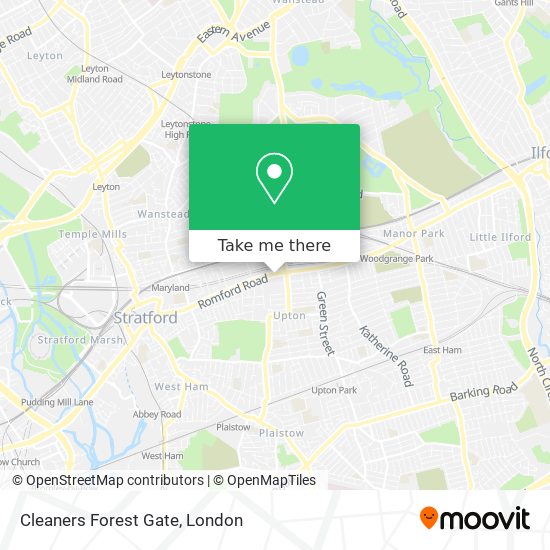 Cleaners Forest Gate map
