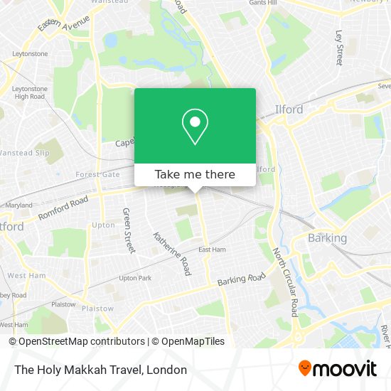 The Holy Makkah Travel map
