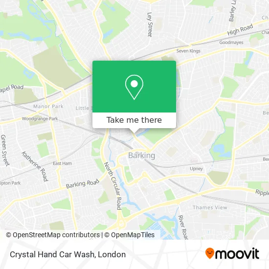 Crystal Hand Car Wash map