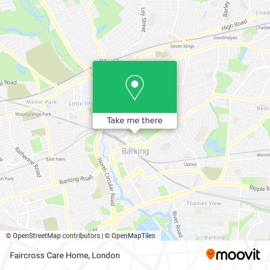 Faircross Care Home map