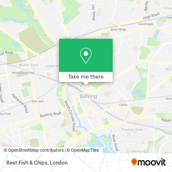Best Fish & Chips map