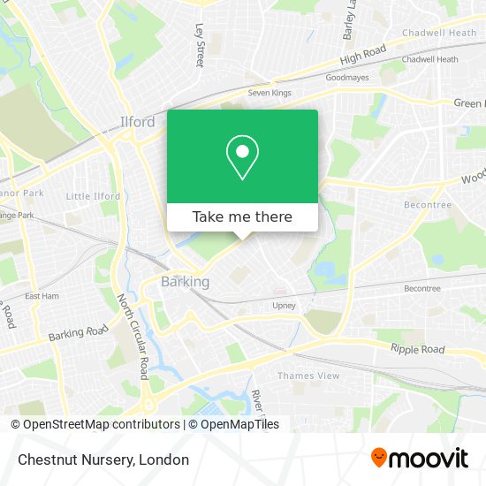 Chestnut Nursery map