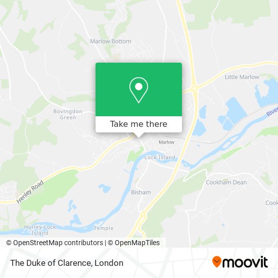 The Duke of Clarence map