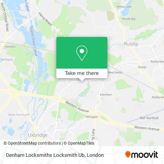 Denham Locksmiths Locksmith Ub map