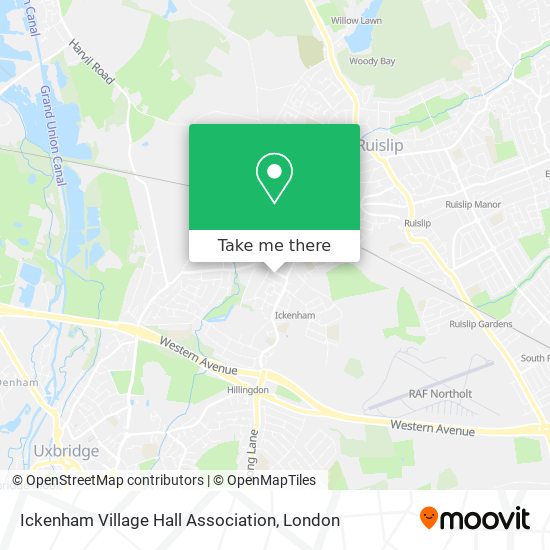 Ickenham Village Hall Association map