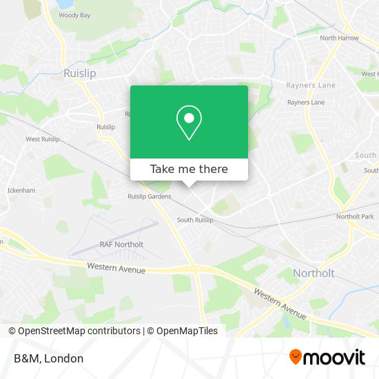 B&M map