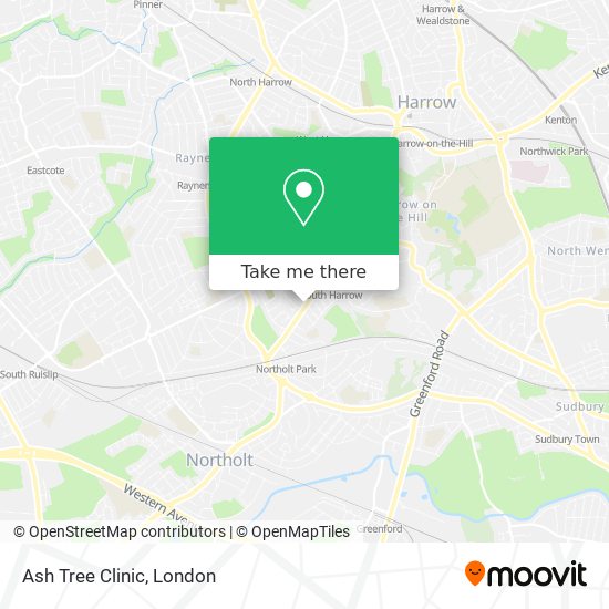 Ash Tree Clinic map