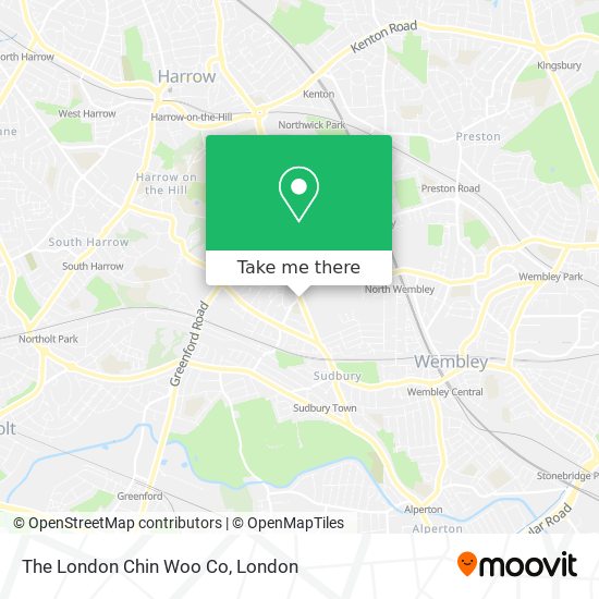 The London Chin Woo Co map