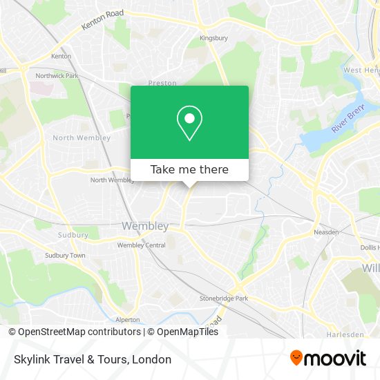 Skylink Travel & Tours map
