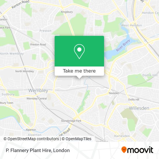 P. Flannery Plant Hire map