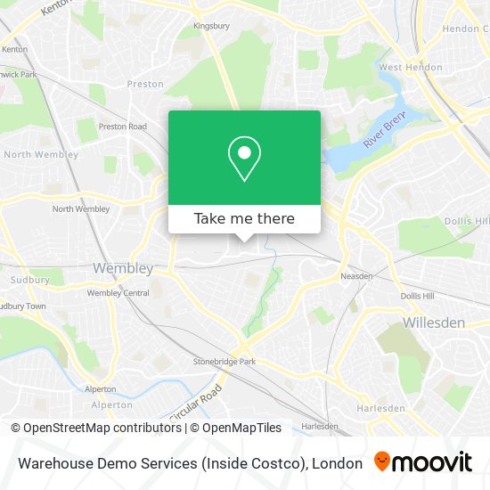 Warehouse Demo Services (Inside Costco) map