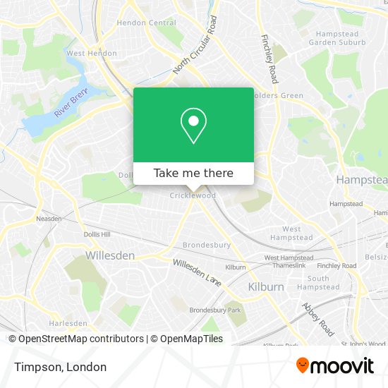 Timpson map