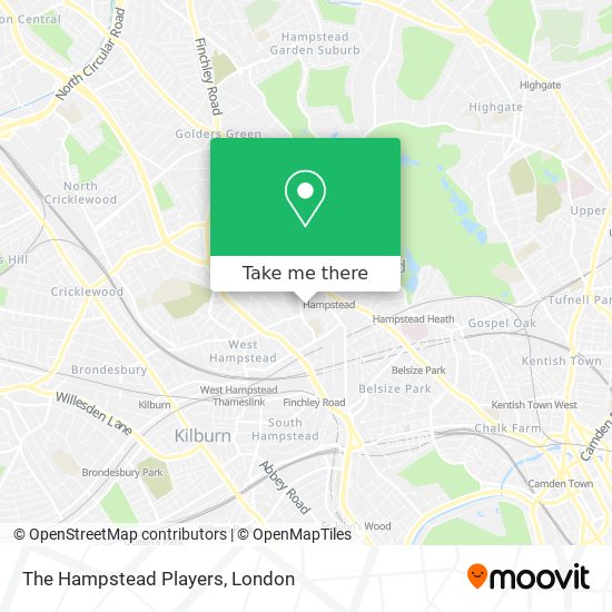 The Hampstead Players map