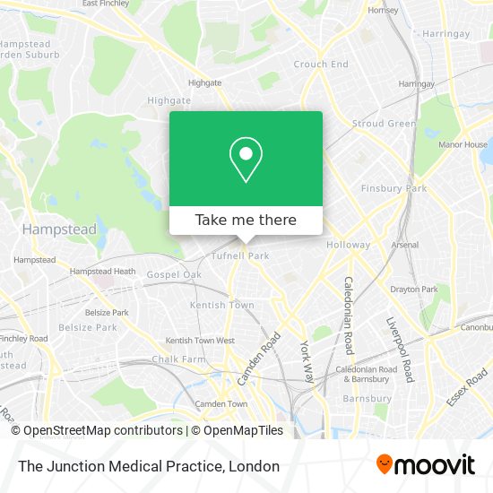 The Junction Medical Practice map