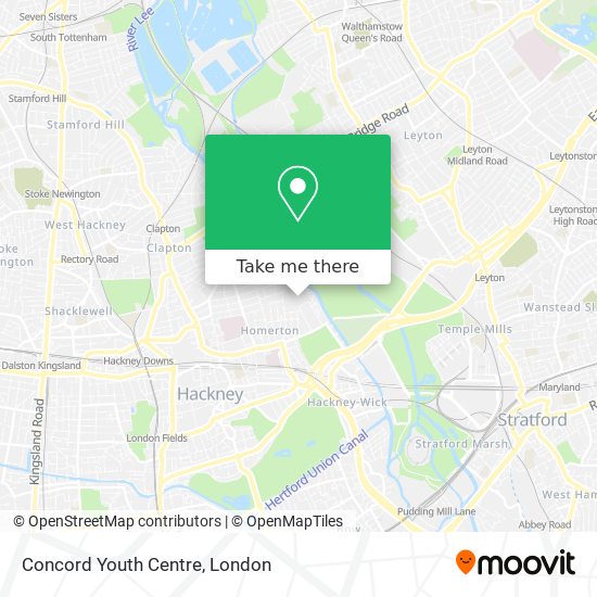 Concord Youth Centre map