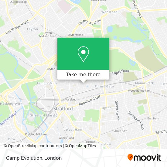 Camp Evolution map