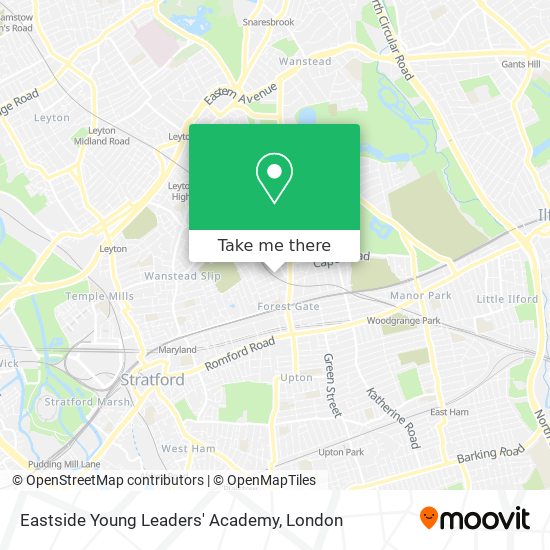 Eastside Young Leaders' Academy map