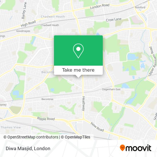 Diwa Masjid map