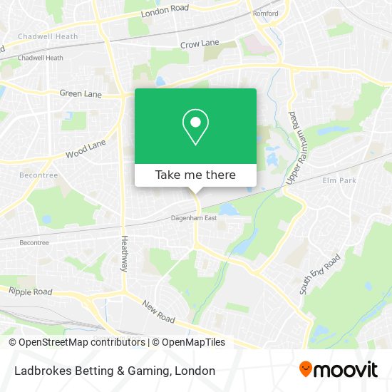 Ladbrokes Betting & Gaming map