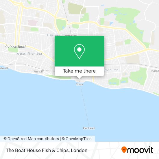 The Boat House Fish & Chips map