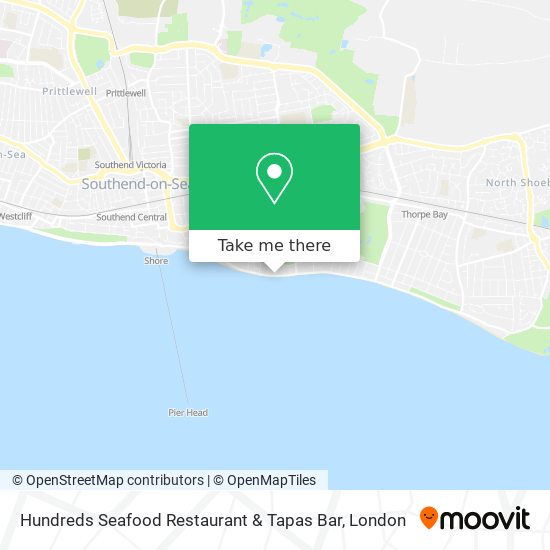 Hundreds Seafood Restaurant & Tapas Bar map