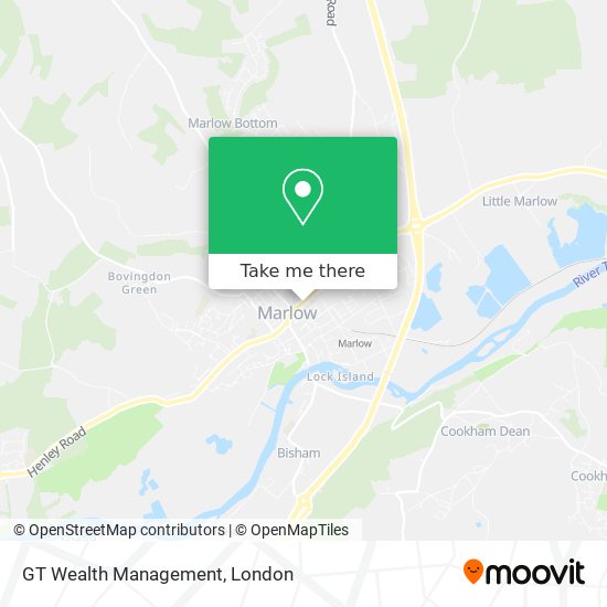 GT Wealth Management map