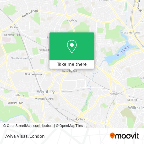 Aviva Visas map