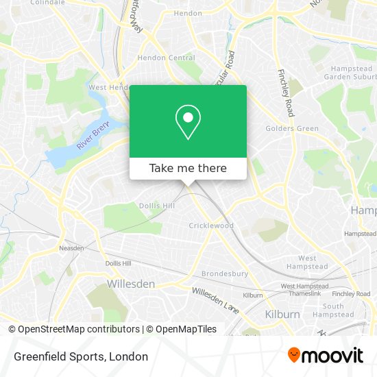 Greenfield Sports map