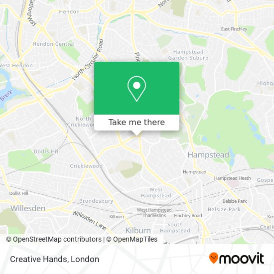 Creative Hands map