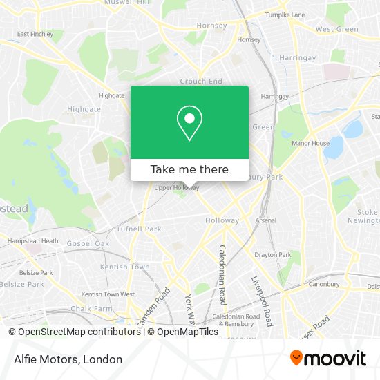 Alfie Motors map