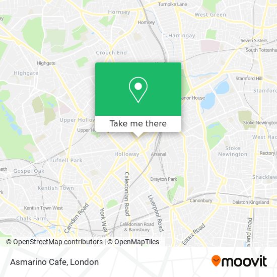 Asmarino Cafe map