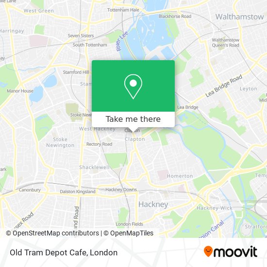 Old Tram Depot Cafe map