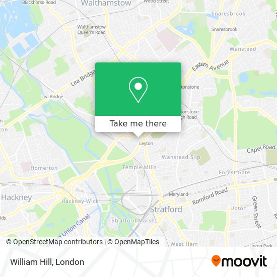 William Hill map