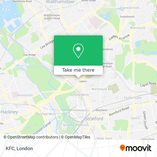 KFC map