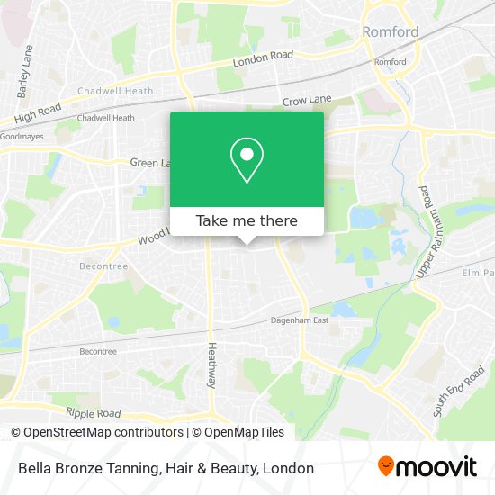 Bella Bronze Tanning, Hair & Beauty map