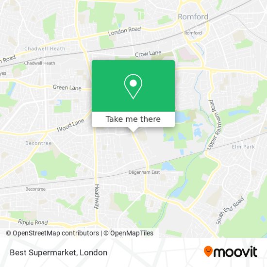 Best Supermarket map