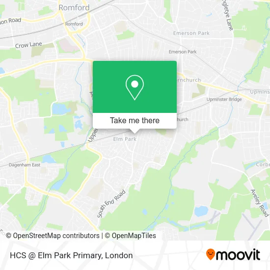 HCS @ Elm Park Primary map